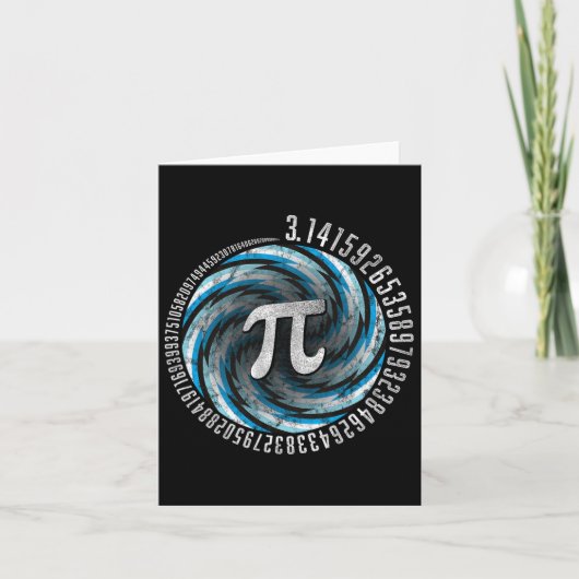 Optical Illusion Geometry Pi Math Science Stem 3.1 カード (正面)