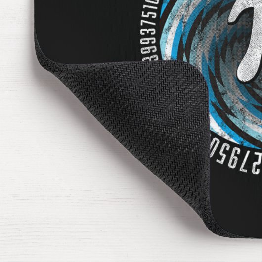 Optical Illusion Geometry Pi Math Science Stem 3.1 マウスパッド (コーナー)