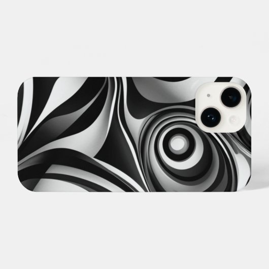 Optical Illusion Phone Case iPhoneケース (裏面横)