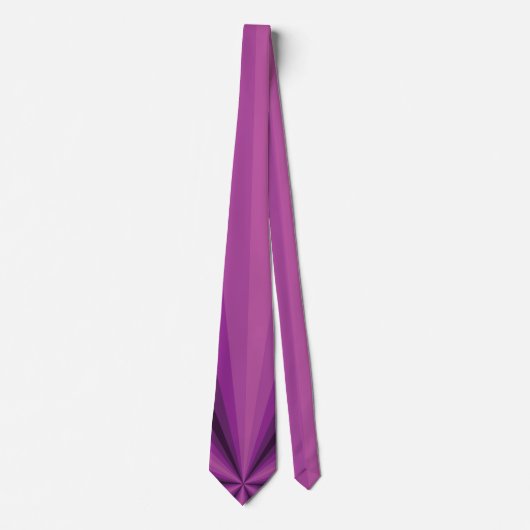 Optical Illusion Purple Men's Neck Tie ネクタイ (正面)