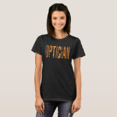 Optician leopard Cute Fall Autumn  Thanksgiving Tシャツ (正面フル)