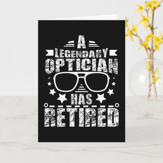 Optician Pension カード (黄色い花)