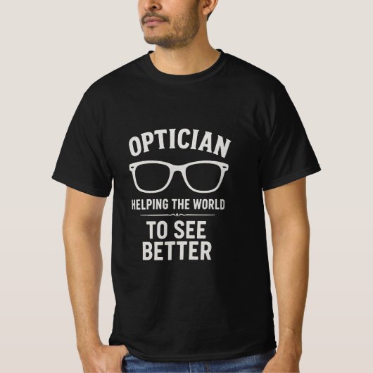 Optician See Clearly Tシャツ (正面)