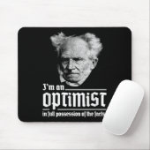 Optimist Arthur Schopenhauer Pessimism Pessimist P マウスパッド (マウス)