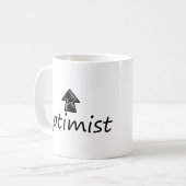 'optimist' Mug コーヒーマグカップ (正面左)