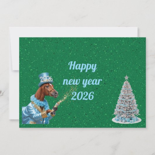 Optimistic New Year Start Card カード (正面)