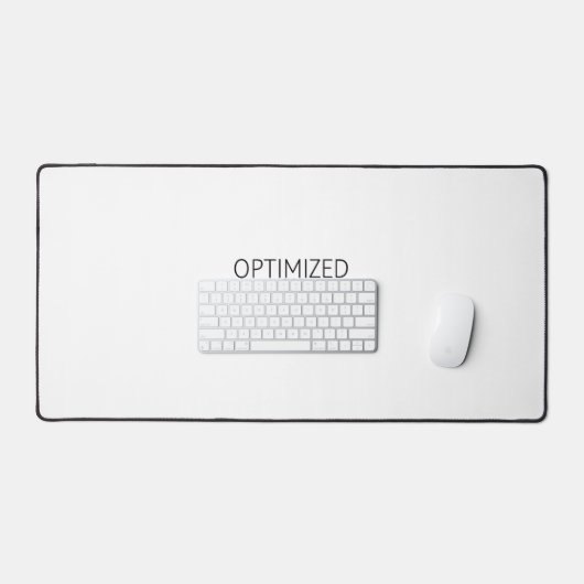 Optimized For Depth Minimalist Technical デスクマット (キーボード&マウス)