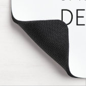 Optimized For Depth Minimalist Technical マウスパッド (コーナー)