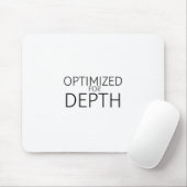Optimized For Depth Minimalist Technical マウスパッド (マウス)