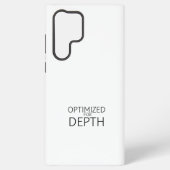 Optimized For Depth Minimalist Technical Samsung Galaxyケース (裏面)