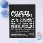 Optional Logo, Music Store Advertising チラシ (シングル)