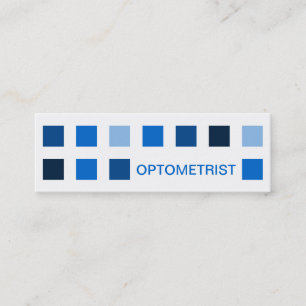 OPTOMETRIST (正方モダン形) スキニー名刺