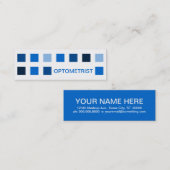 OPTOMETRIST (正方モダン形) スキニー名刺 (正面/裏面)