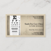 Optometrist Business Card 名刺 (正面)