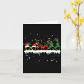 Optometrist Christmas Tree Gles Costume Santa Opto カード (黄色い花)