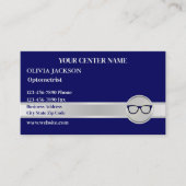 Optometrist Modern Eyewear Doctor Vision Care 名刺 (正面)