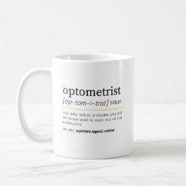 Optometrist Noun Definition Eye Care Humor コーヒーマグカップ
