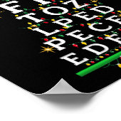 Optometrist Optometry Christmas Ophthalmologist Ey ポスター (角)