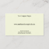 Optometrists名刺 名刺 (裏面)