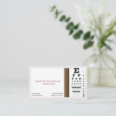 Optometrists Business Card 名刺 (スタンド正面)