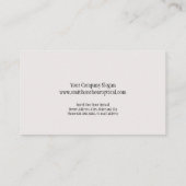 Optometrists Business Card 名刺 (裏面)