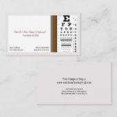 Optometrists Business Card 名刺 (正面/裏面)