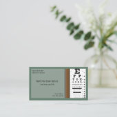 Optometrists Business Card 名刺 (スタンド正面)