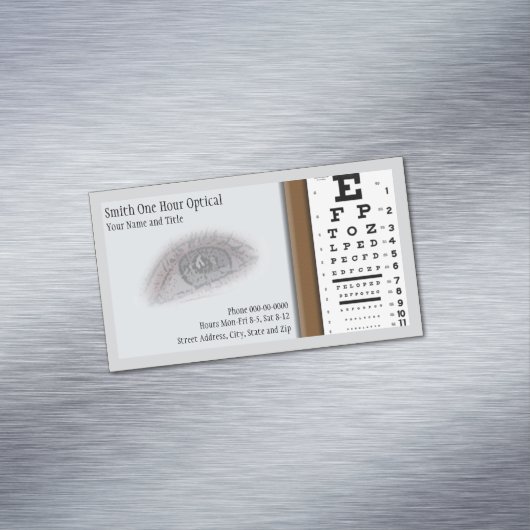 Optometrists Business Card Magnet マグネット名刺 (インサイチュ)