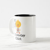 Optometryのひよこのマグ ツートーンマグカップ (正面左)
