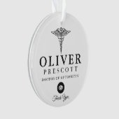 Optometryのプロフェッショナル|の仕事記念日のマーカー オーナメント (正面)