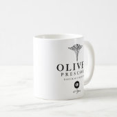 Optometryのプロフェッショナル|の仕事記念日のマーカー コーヒーマグカップ (正面右)