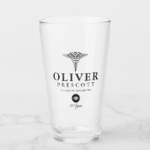 Optometryのプロフェッショナル|の仕事記念日のマーカー タンブラーグラス (正面)