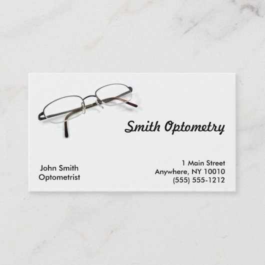 Optometryの名刺 名刺 (正面)