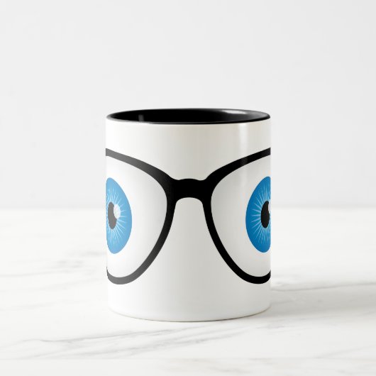 Optometryの目 ツートーンマグカップ (中央)