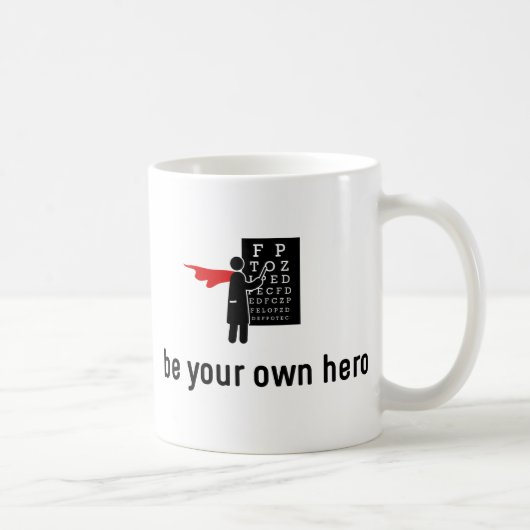 Optometryの英雄 コーヒーマグカップ (右)
