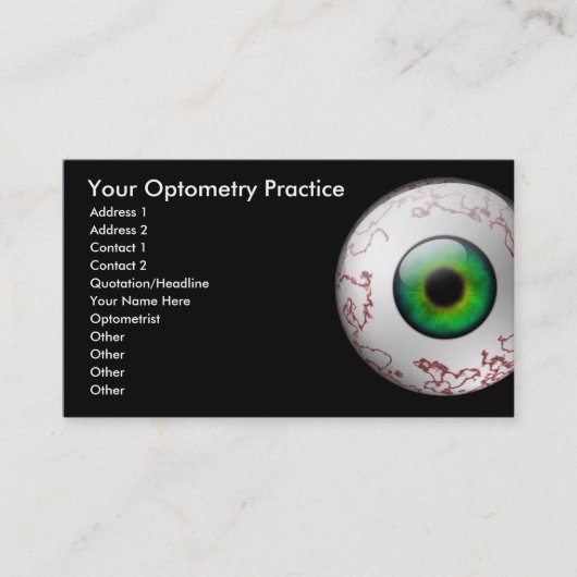 Optometryカード 名刺 (正面)