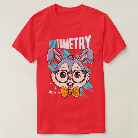 Optometry Easter Hoptometry Optometrist Gift Tシャツ (デザイン正面)