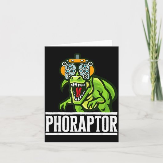 Optometry Machine Phoropter Funny Optometrist Phor カード (正面)