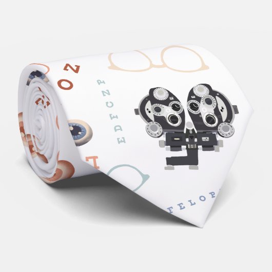 Optometry on White ネクタイ (ロール)