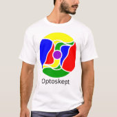 Optoskeptの曼荼羅のワイシャツ Tシャツ (正面)