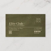 Opulence Business Card 名刺 (裏面)