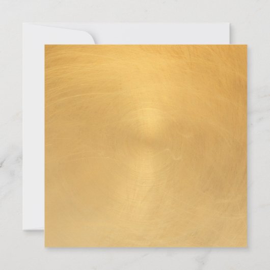 Opulence Minivites Gold Birthday Invitation  (裏面)