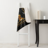 Opulent Galaxy Stream Full Liquid Gold Black Monoc シェルパブランケット (インサイチュ)