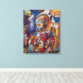 Opulent Swirl キャンバスプリント (インサイチュ (ウッドフロア))