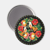 OPUSハンガリーの花と鳥 マグネット (正面/裏面)