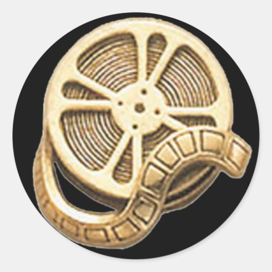 OPUS金ゴールドフィルムリール ラウンドシール (正面)