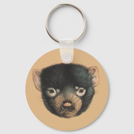 OPUS Tassie Devil:絶滅寸前 キーホルダー (正面)