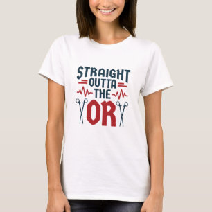 OR外科医の外科手術ナース技術 Tシャツ