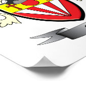 Or家紋コート・オブ・アームズ ポスター (角)