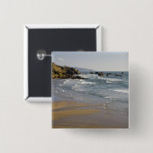 OR，オレゴンコースト，エコラ州パーク，インディアン 缶バッジ (正面&裏面)